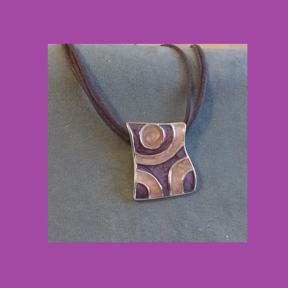 Vintage Enamel Necklace